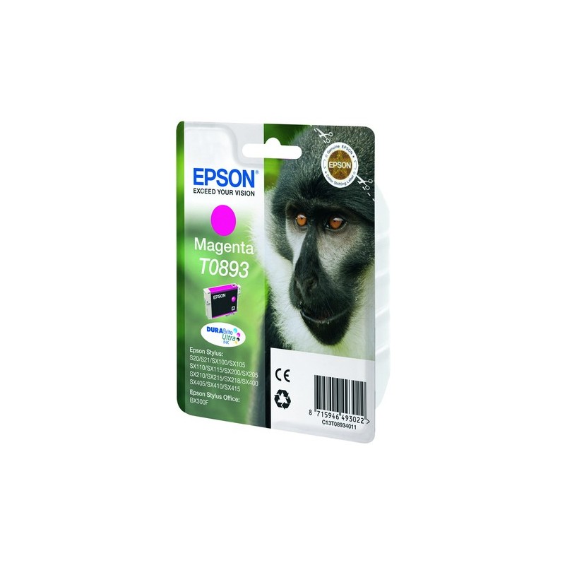 Epson Monkey Cartouche Singe - Encre DURABrite Ultra M