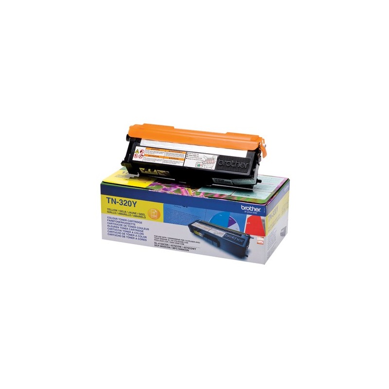 Brother TN-320Y Cartouche de toner 1 pièce(s) Original Jaune