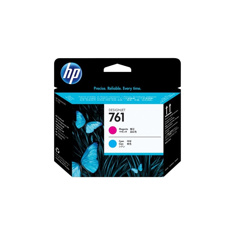 HP 761 tête d'impression DesignJet magenta/cyan