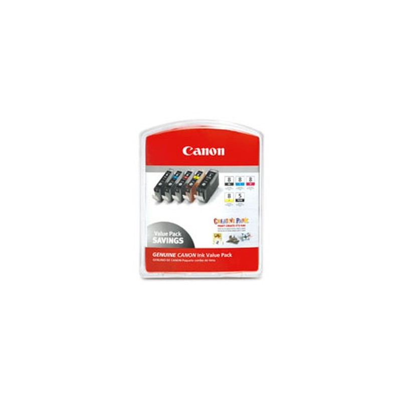 Canon CLI-8 5 pièce(s) Original Photo cyan. Photo magenta