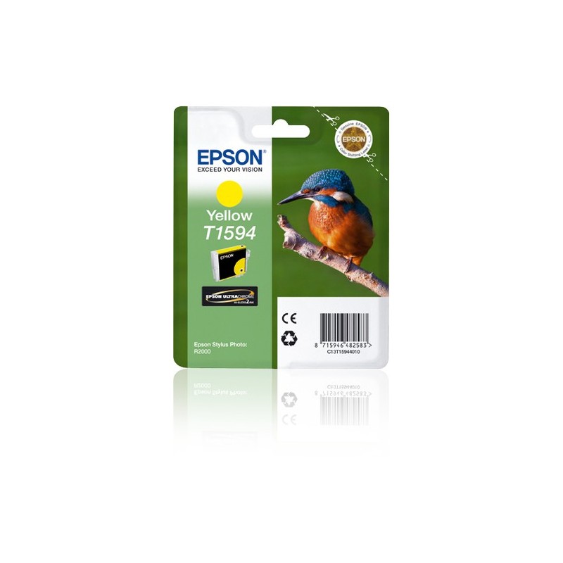 Epson Cartouche Martin-pêcheur - Encre UltraChrome Hi-Gloss2 Jaune