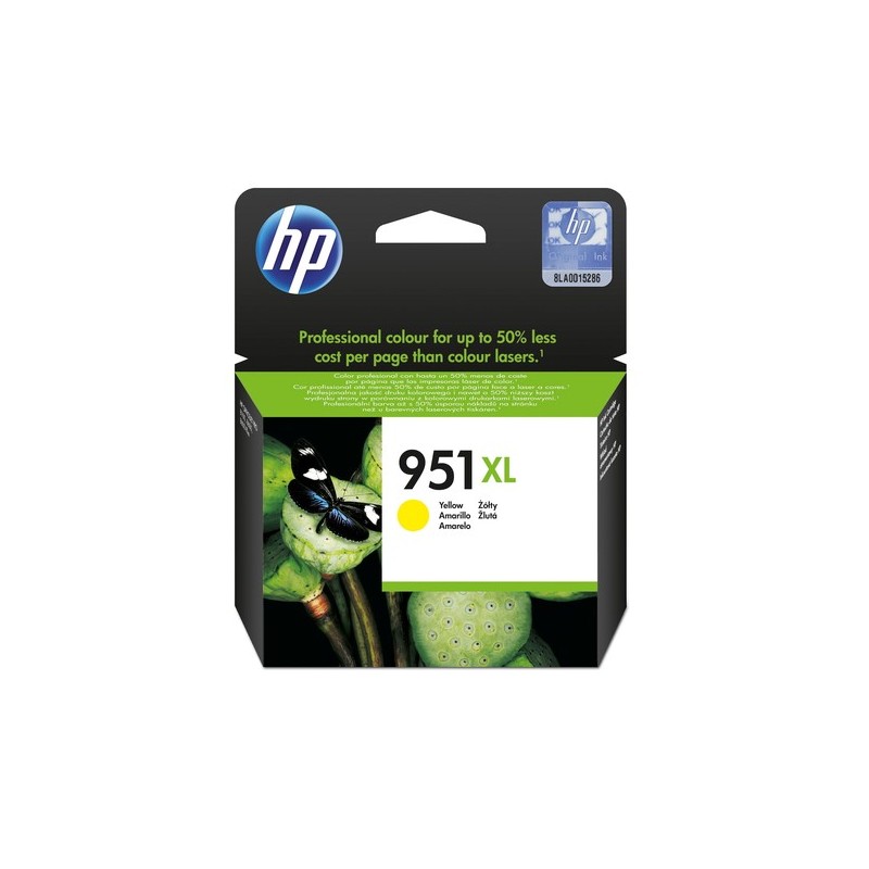 HP 951XL 1 pièce(s) Original Rendement élevé (XL) Jaune photo