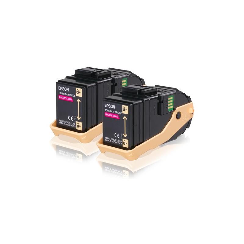 Epson Pack 2 Toners Magenta (2 x 7 500 p)