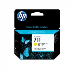 HP 711 3 pièce(s) Original Jaune