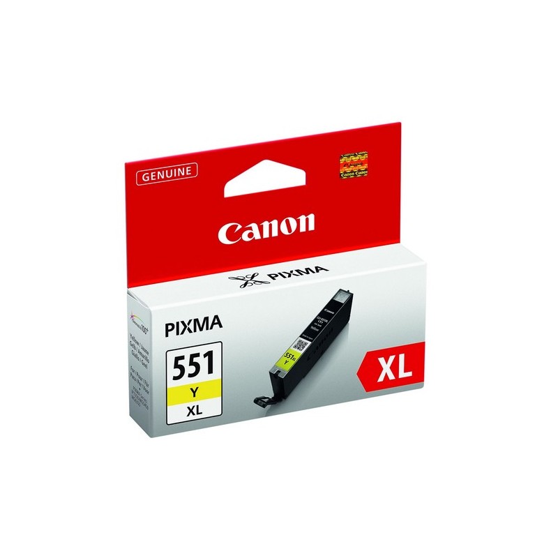 Canon CLI-551XL Y 1 pièce(s) Original Rendement élevé (XL) Jaune